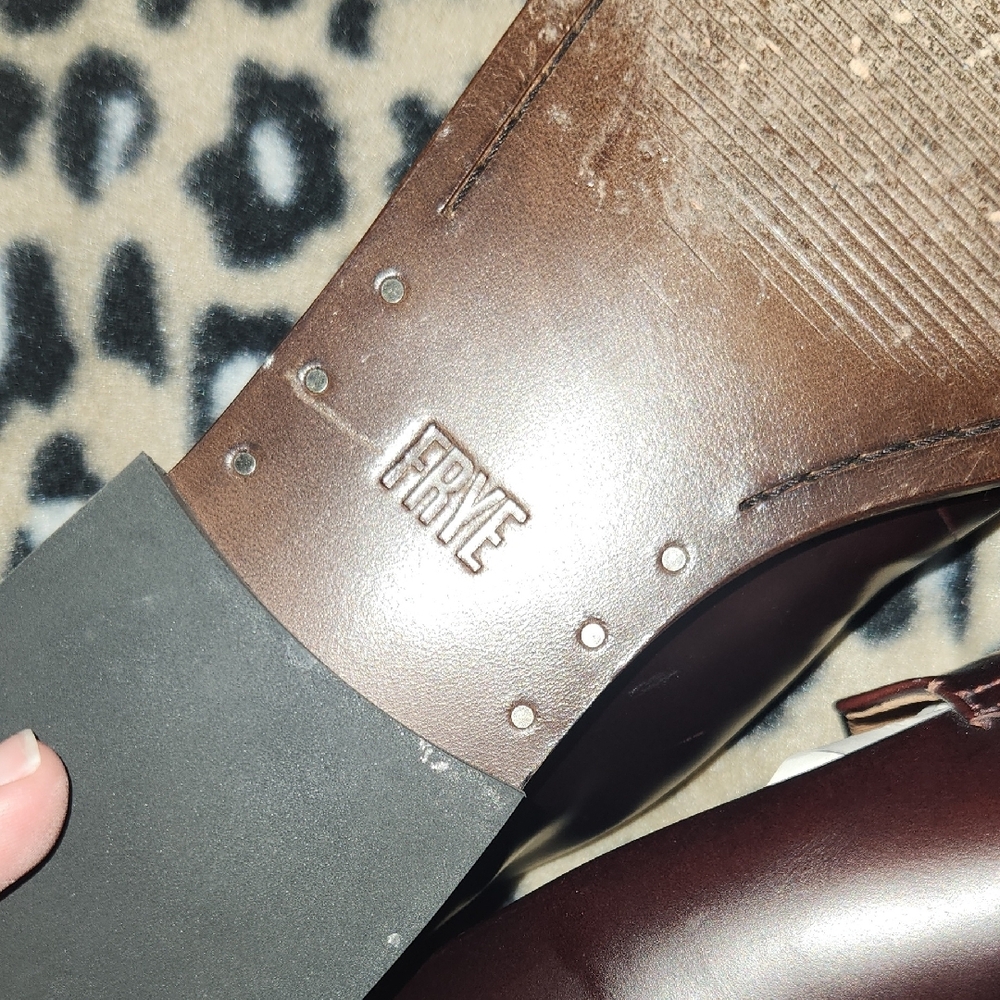 Frye Emory Kiltie Fringe Loafer Dark Brown 8M - Picture 2 of 14